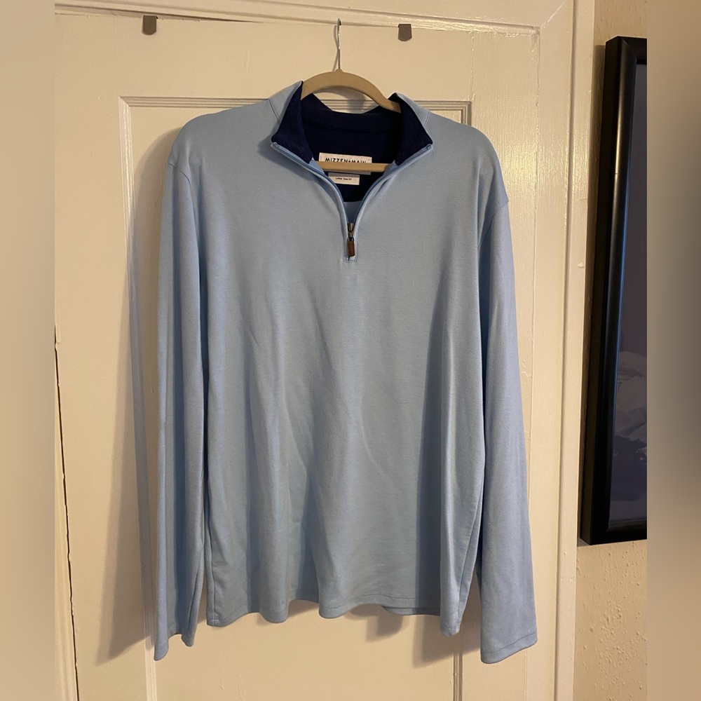 Blue Quarter Zip, like new